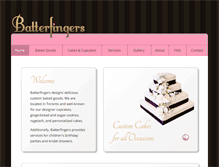 Tablet Screenshot of batterfingers.com